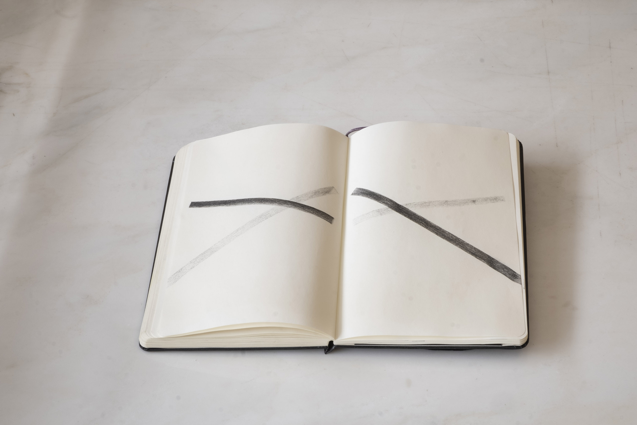 Sin título (Calca cruces, libreta), 2015 : Francisco Ugarte