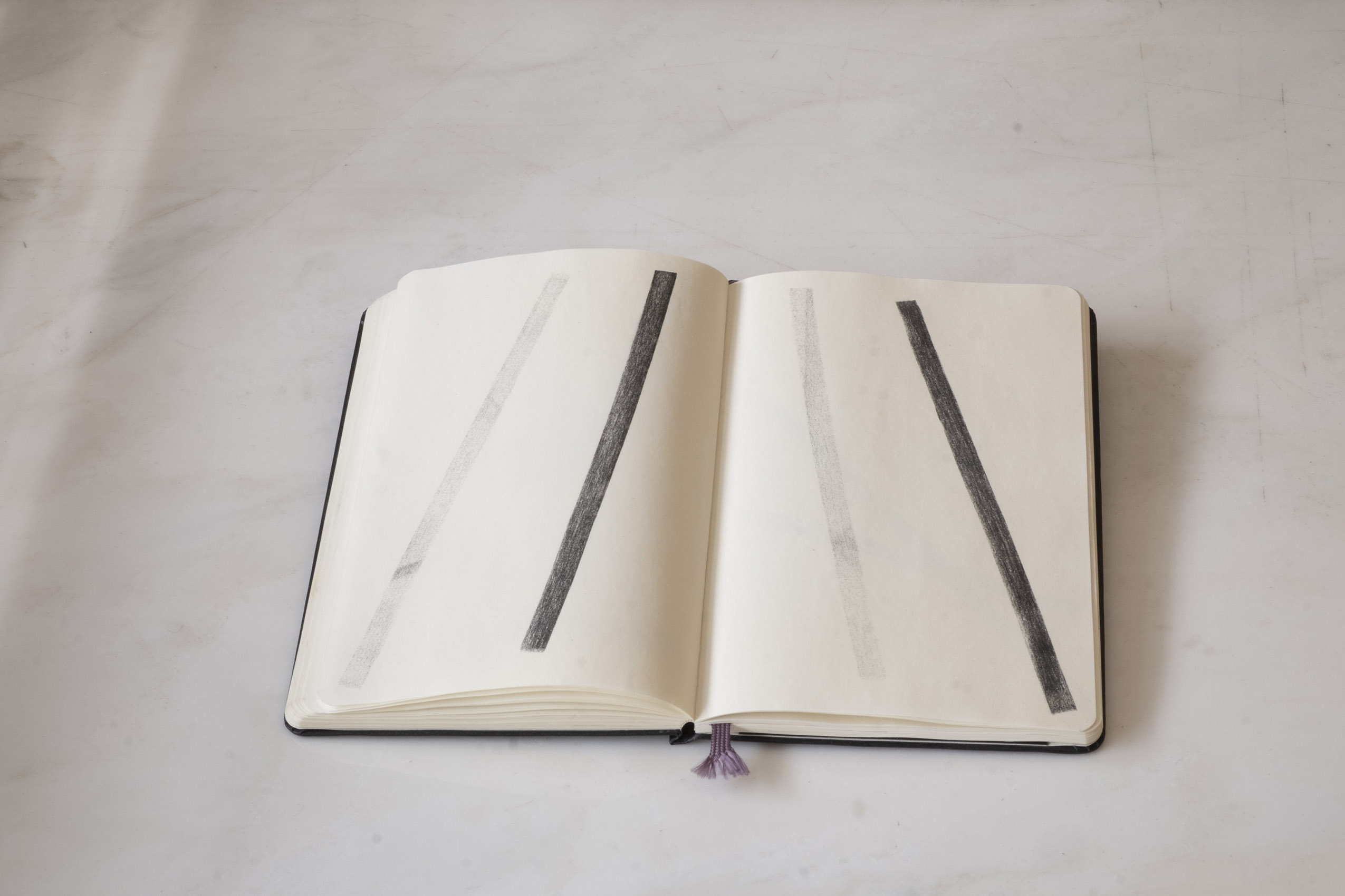 Sin título (Calca cruces, libreta), 2015 : Francisco Ugarte