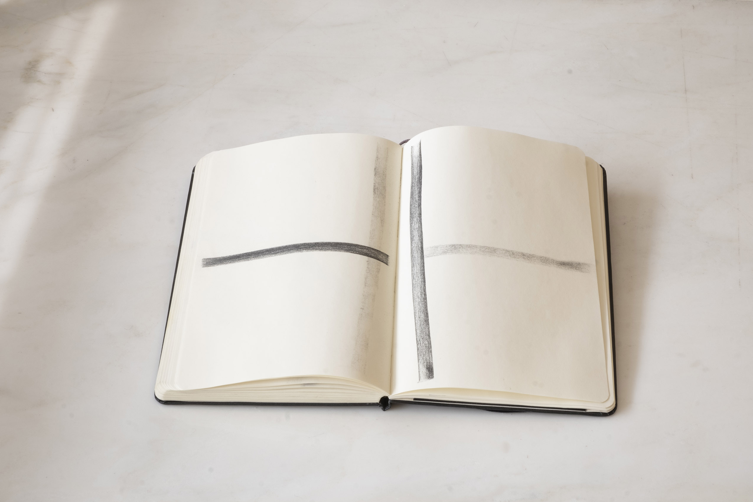 Sin título (Calca cruces, libreta), 2015 : Francisco Ugarte