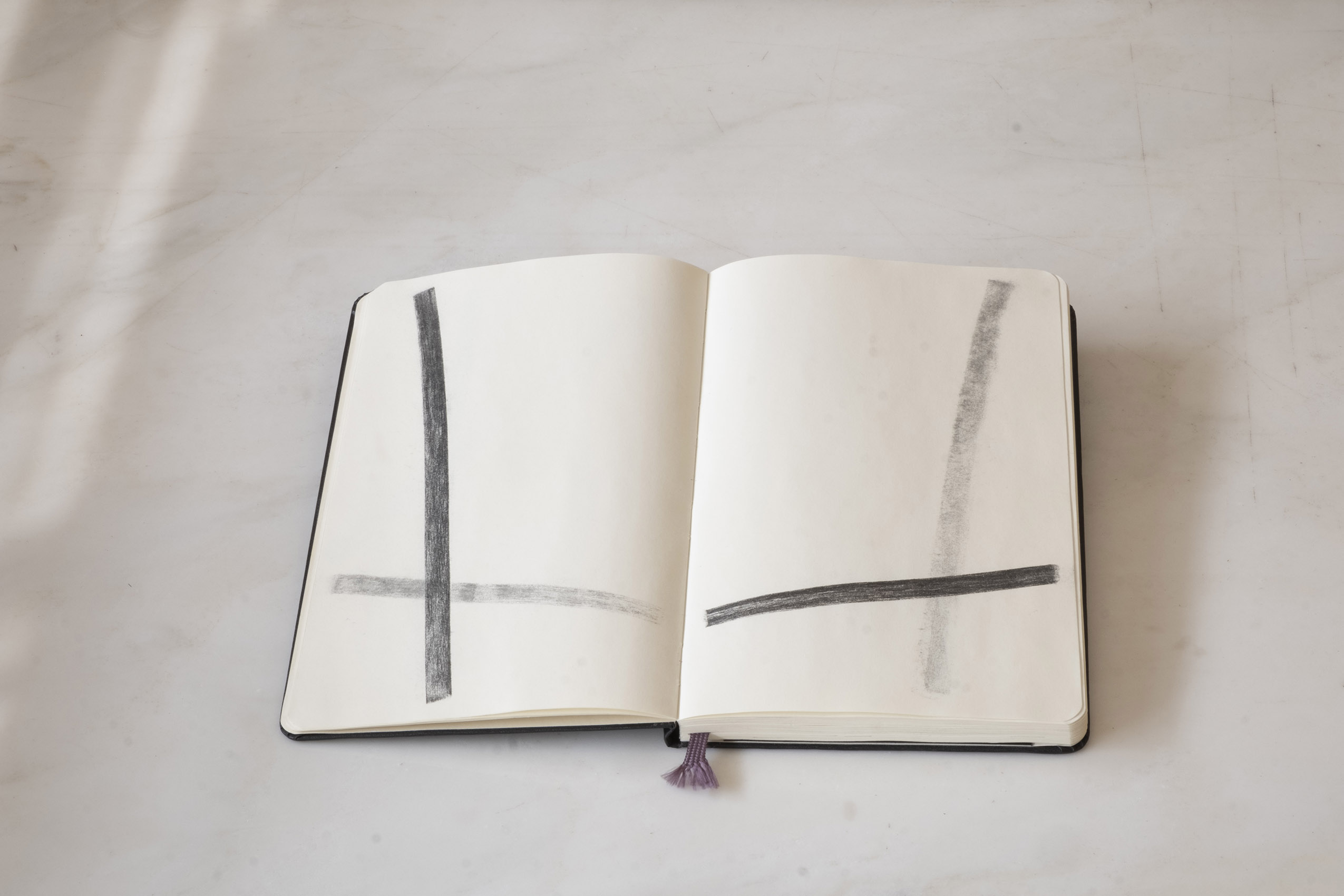 Sin título (Calca cruces, libreta), 2015 : Francisco Ugarte