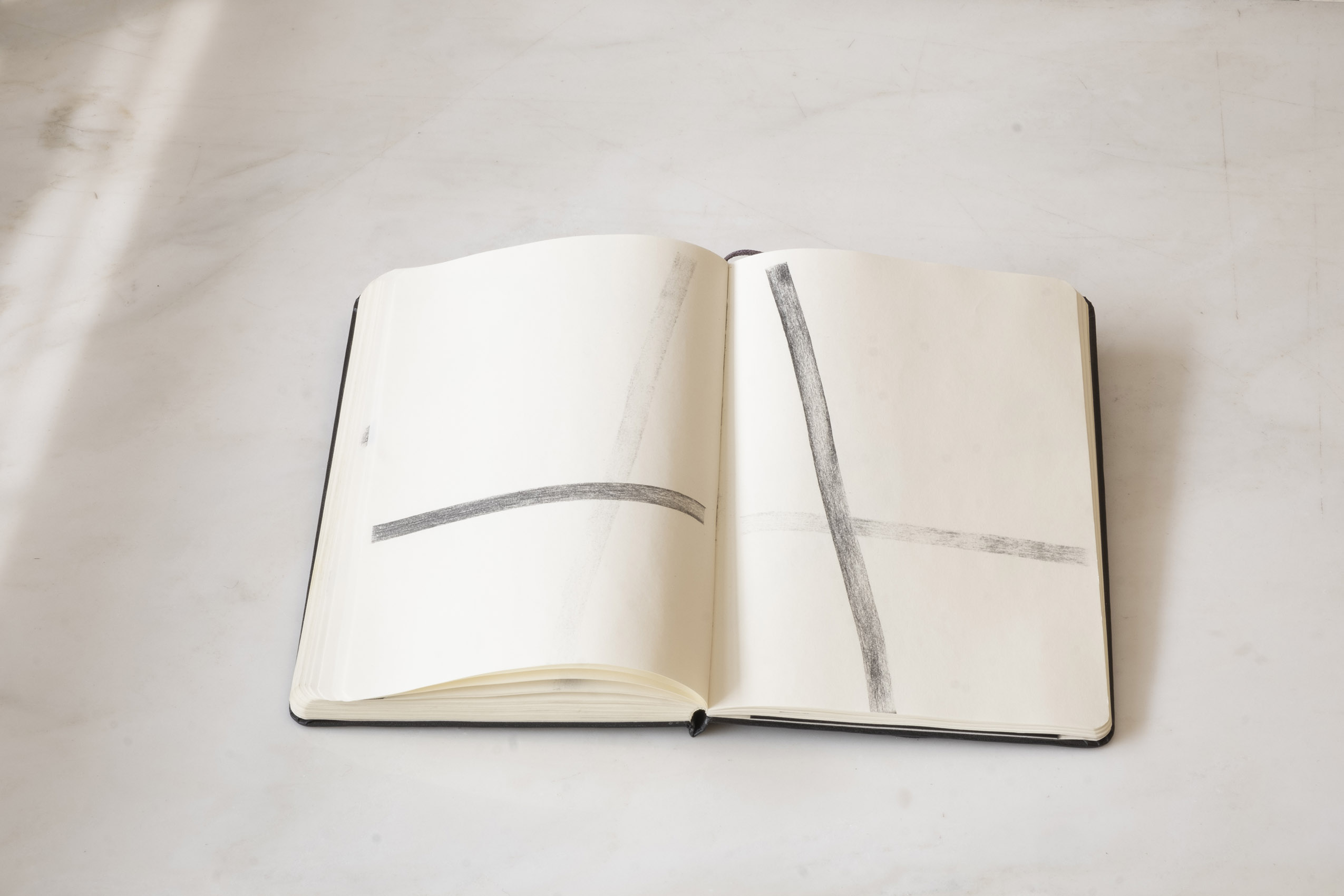 Sin título (Calca cruces, libreta), 2015 : Francisco Ugarte