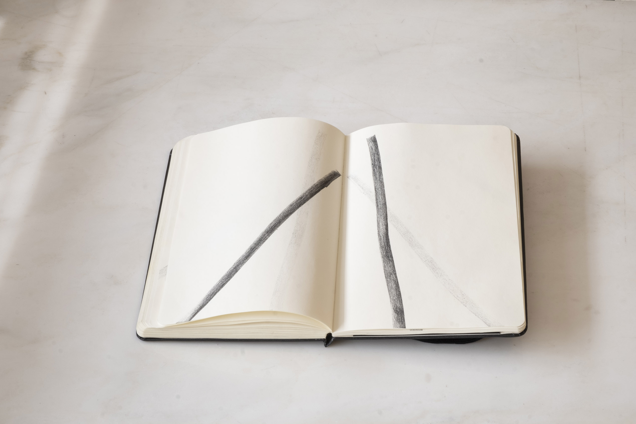 Sin título (Calca cruces, libreta), 2015 : Francisco Ugarte