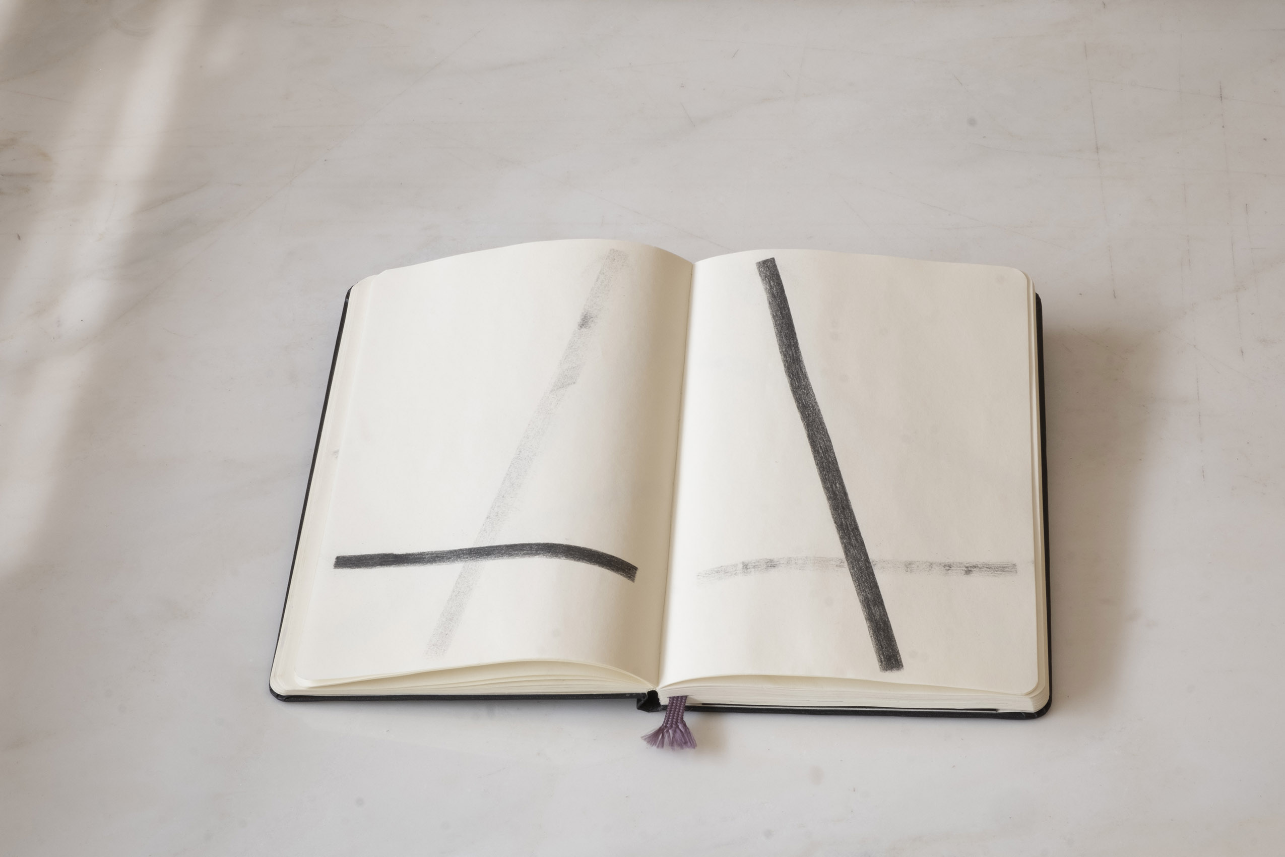 Sin título (Calca cruces, libreta), 2015 : Francisco Ugarte