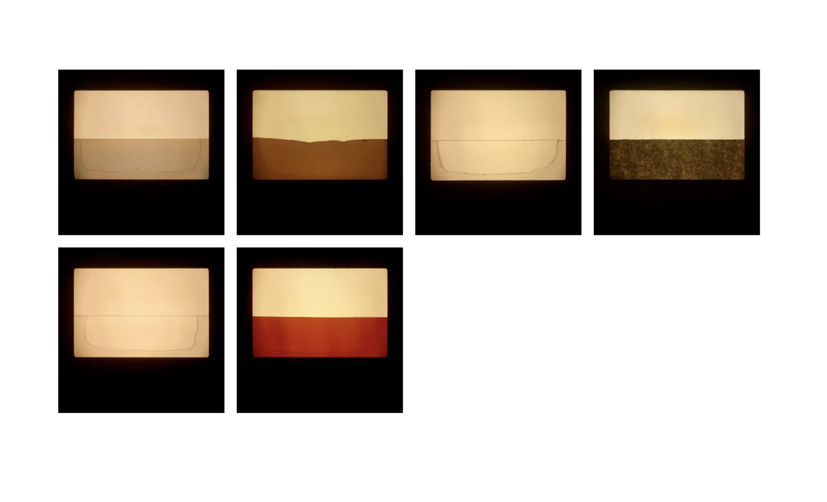 Ejercicios con diapositivas, horizonte, 2013 : Francisco Ugarte