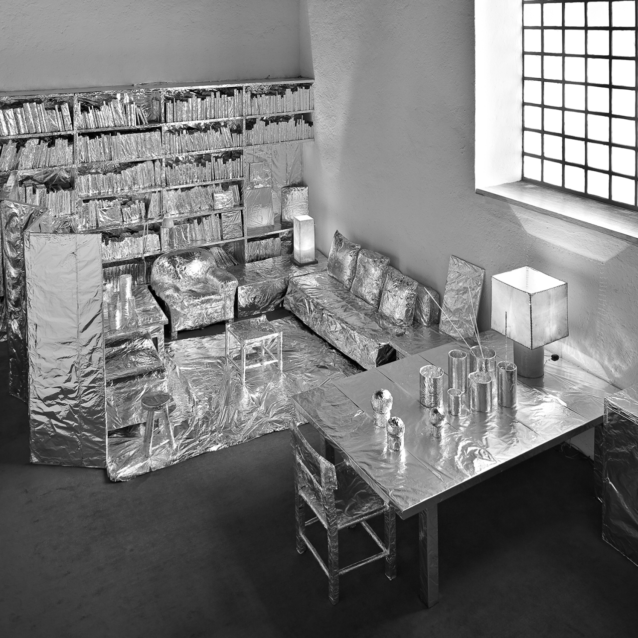 Intervención a la Casa Barragán, políptico, 2015 : Francisco Ugarte