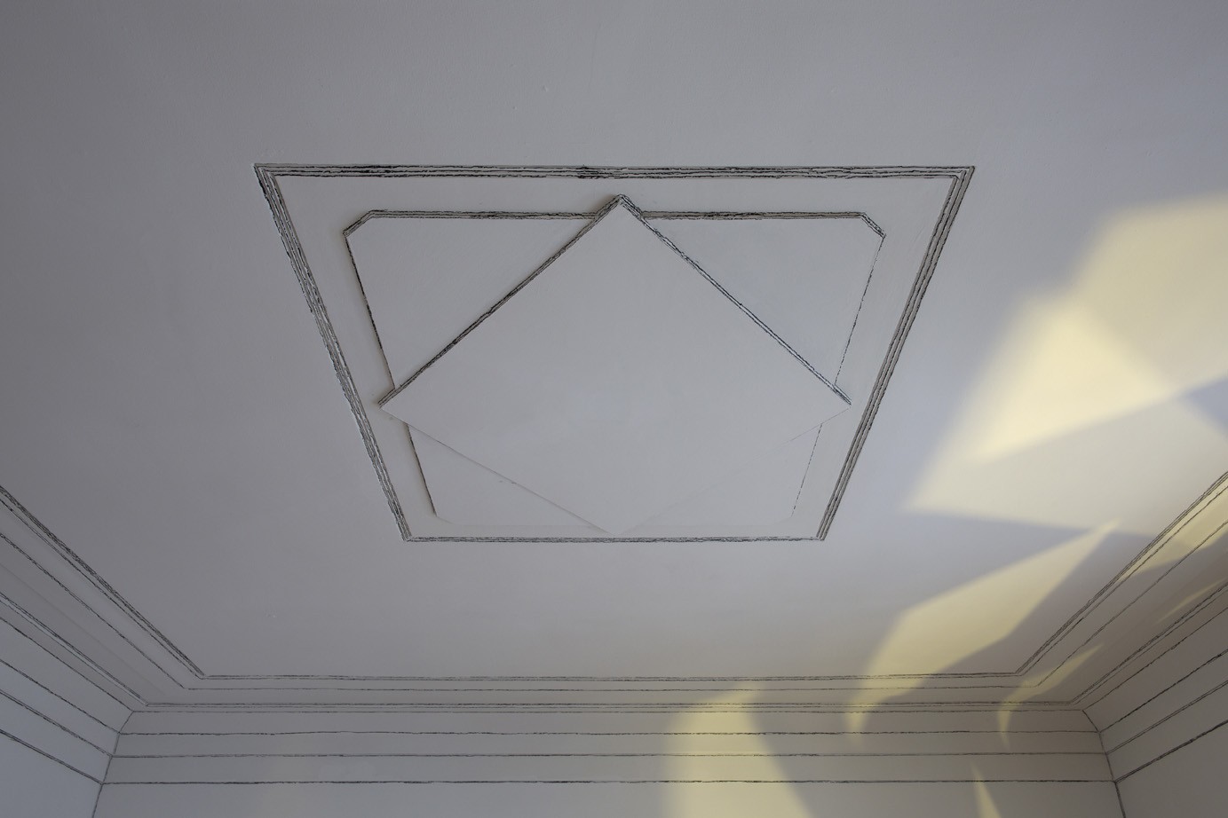 Sin título (Grafito en aristas), 2015 : Francisco Ugarte