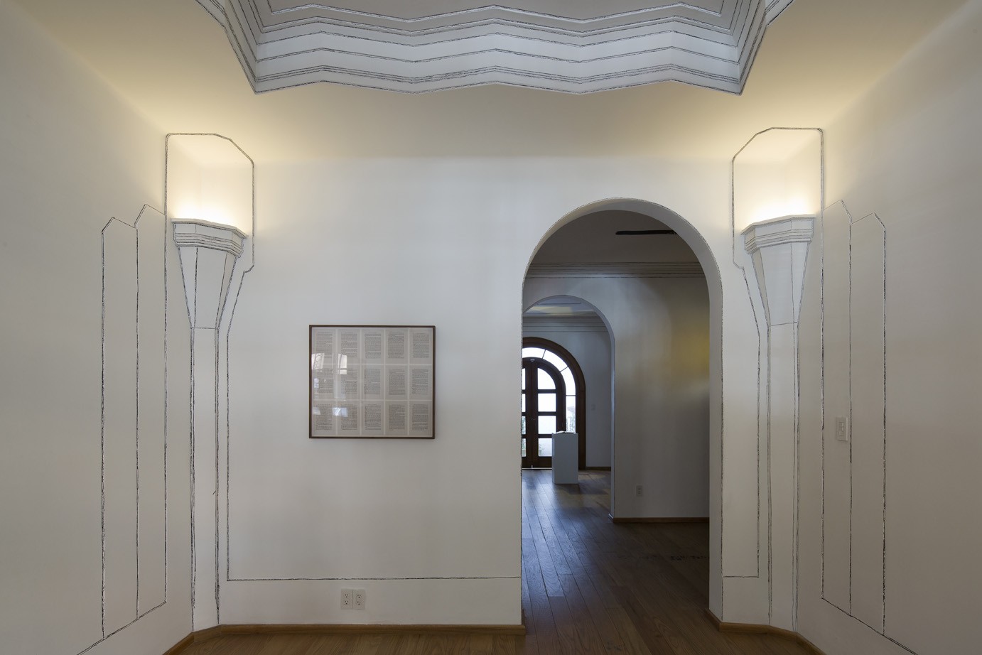 Sin título (Grafito en aristas), 2015 : Francisco Ugarte