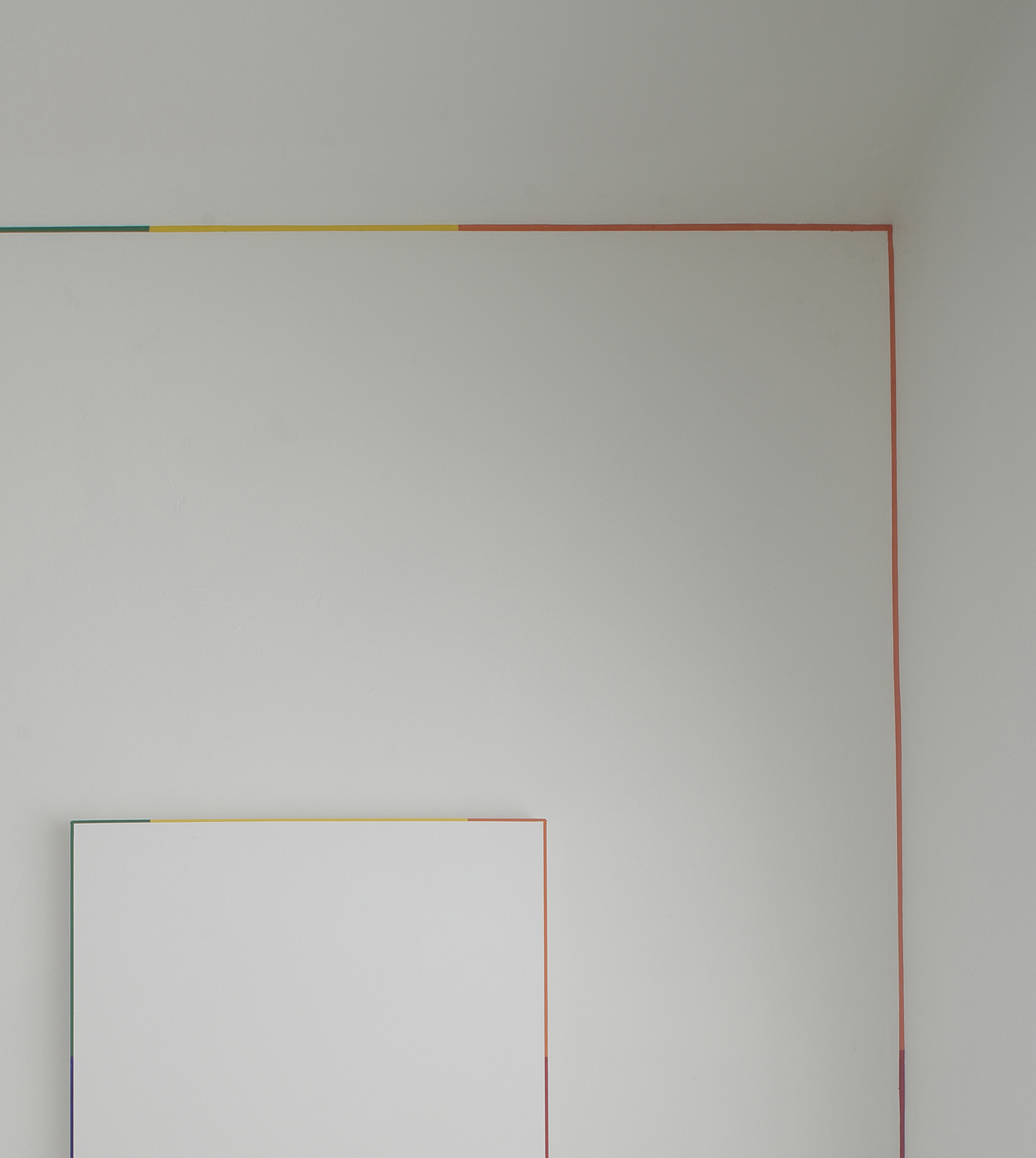 Sin título (Rojo, naranja, amarillo, verde, azul y violeta), 2019 : Francisco Ugarte