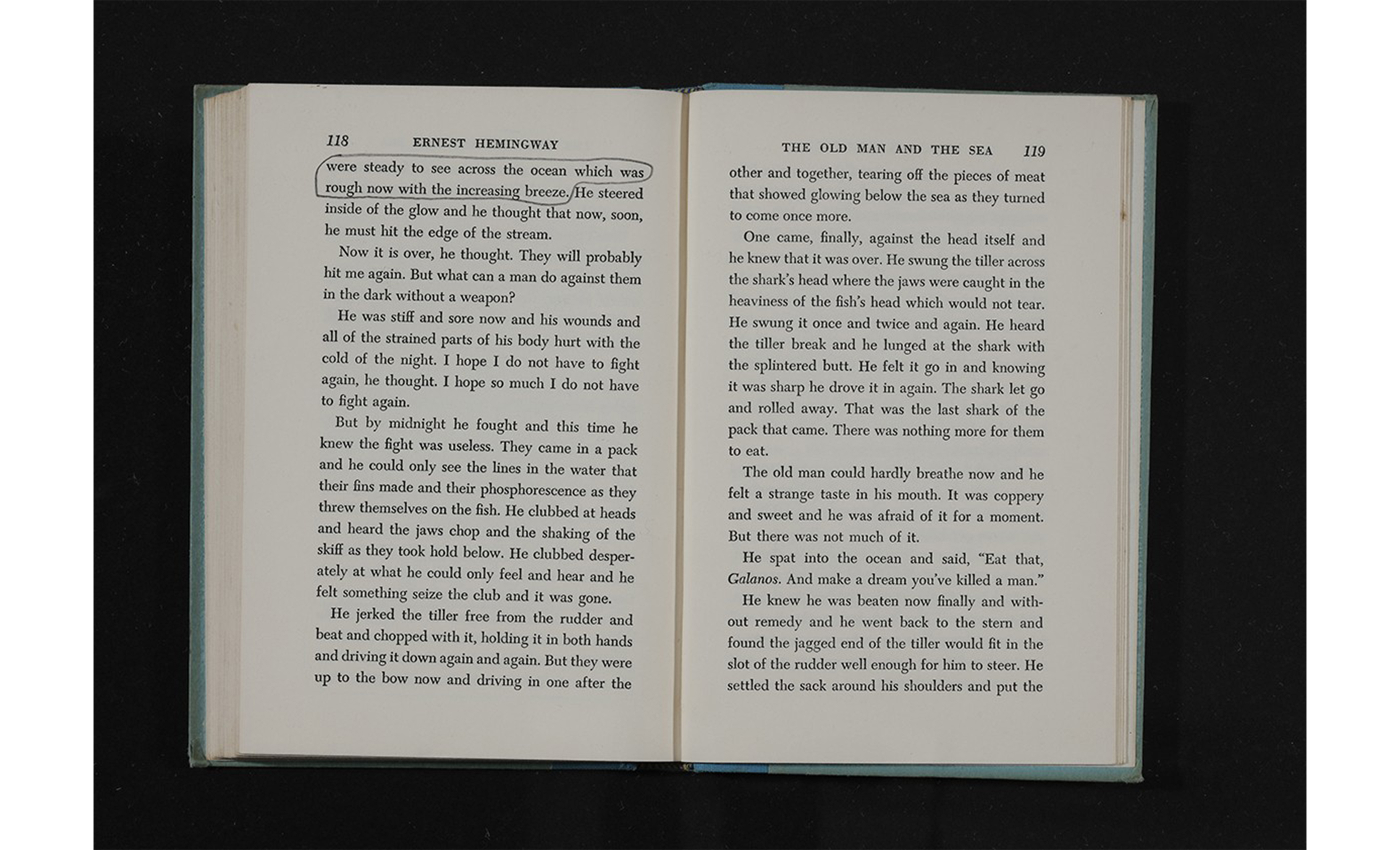 Paisajes literarios (El viejo y el mar, Ernest Hemingway), libro, 2015 : Francisco Ugarte