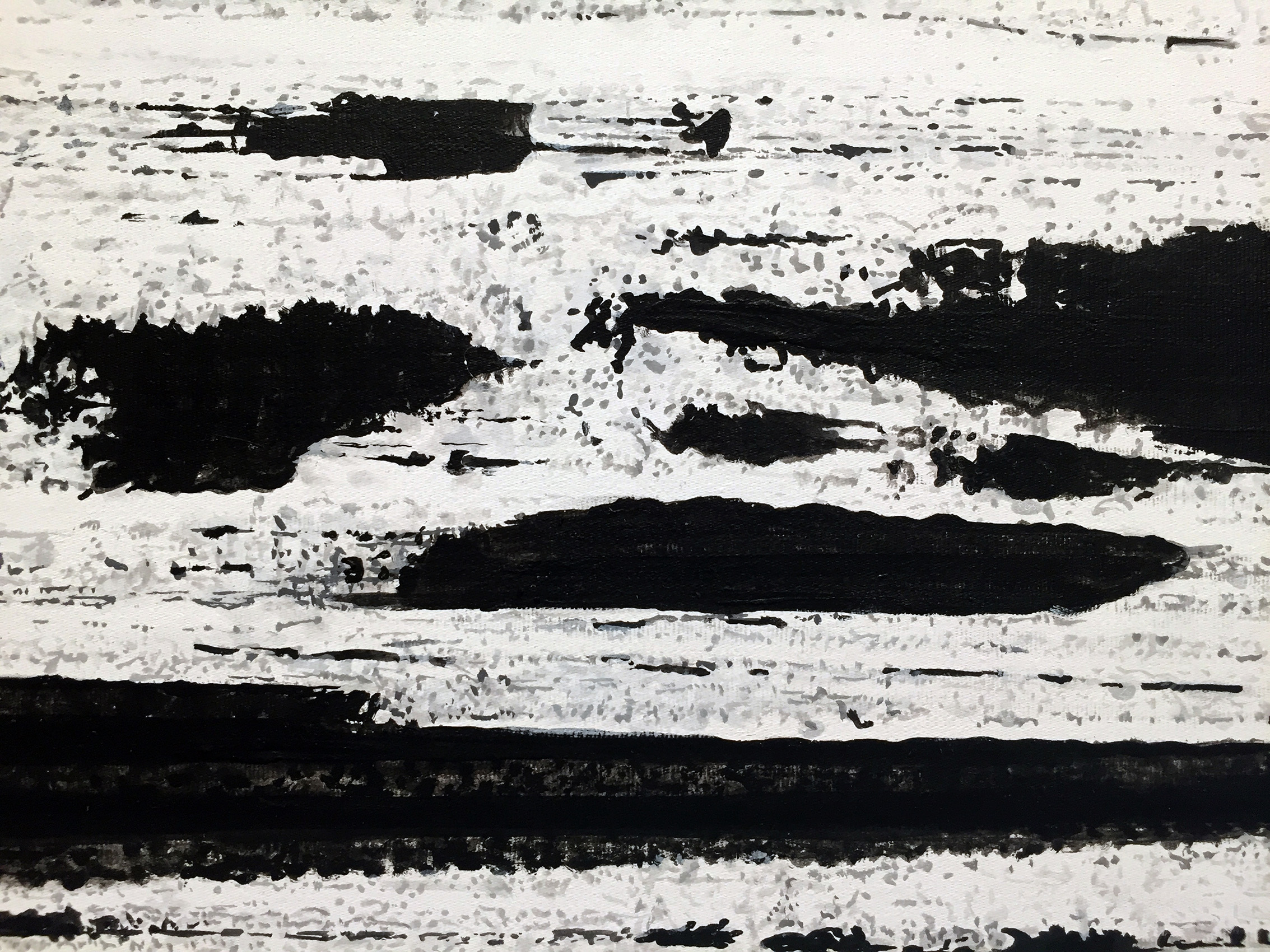 Sin título (Brochazo 2” No. 1 - 3), 2017 : Francisco Ugarte