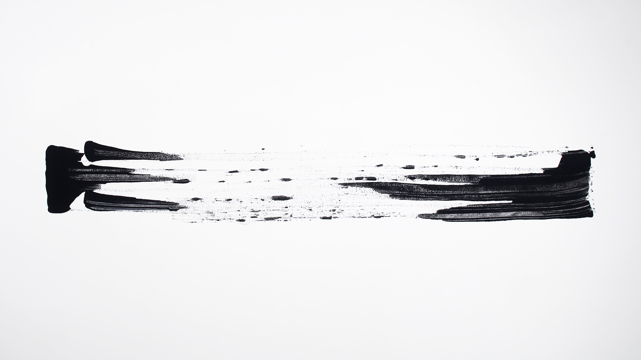 Sin título (Brochazo 2” No. 1 - 3), 2017 : Francisco Ugarte