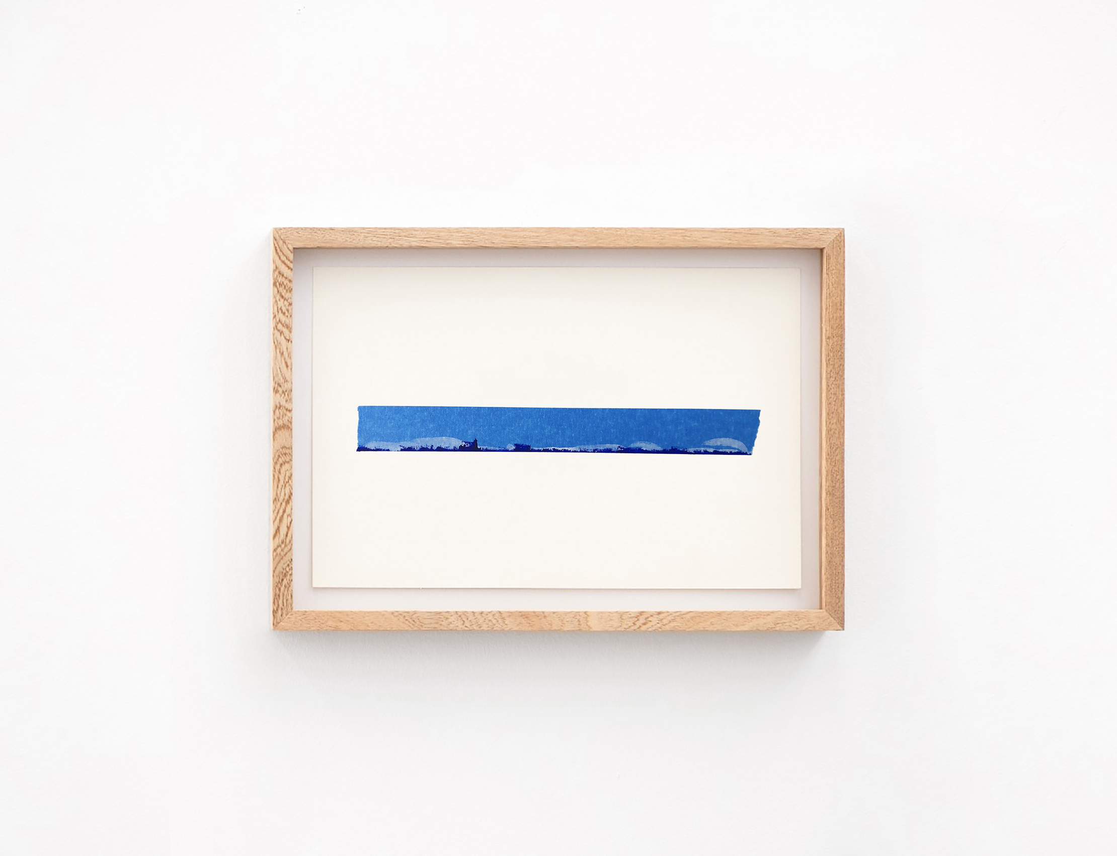 Óleo amarillo, tiralíneas y carboncillo, 2020 : Francisco Ugarte