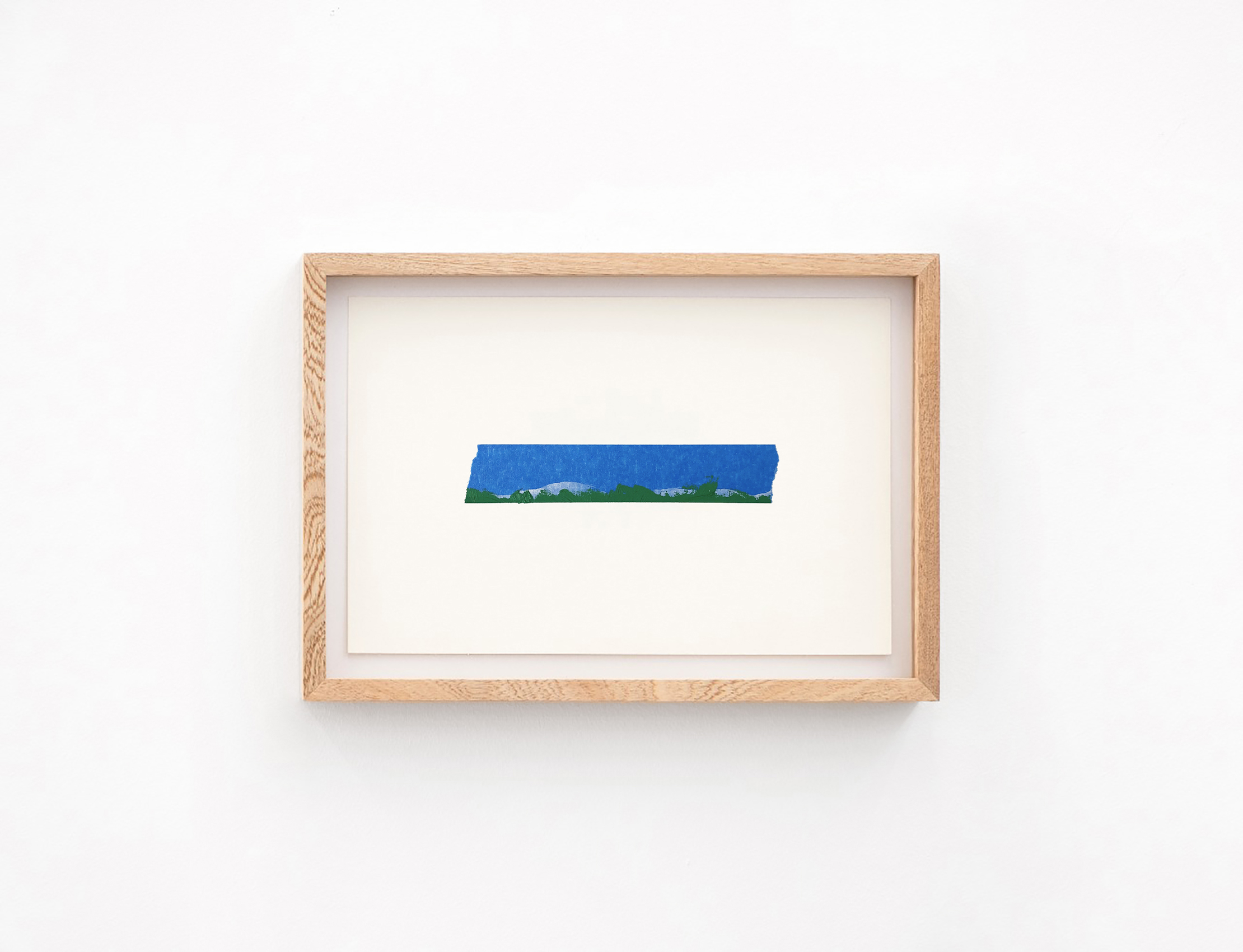 Óleo amarillo, tiralíneas y carboncillo, 2020 : Francisco Ugarte