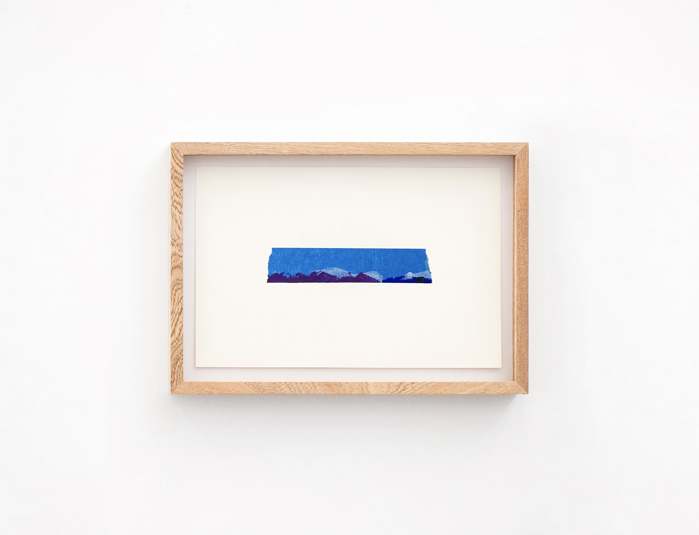 Óleo amarillo, tiralíneas y carboncillo, 2020 : Francisco Ugarte