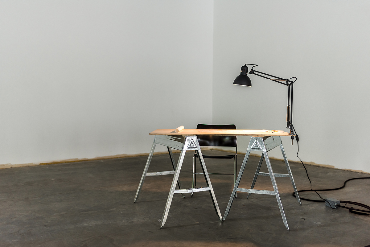 Instalación del taller Tracing Mountains, 2017 : Francisco Ugarte