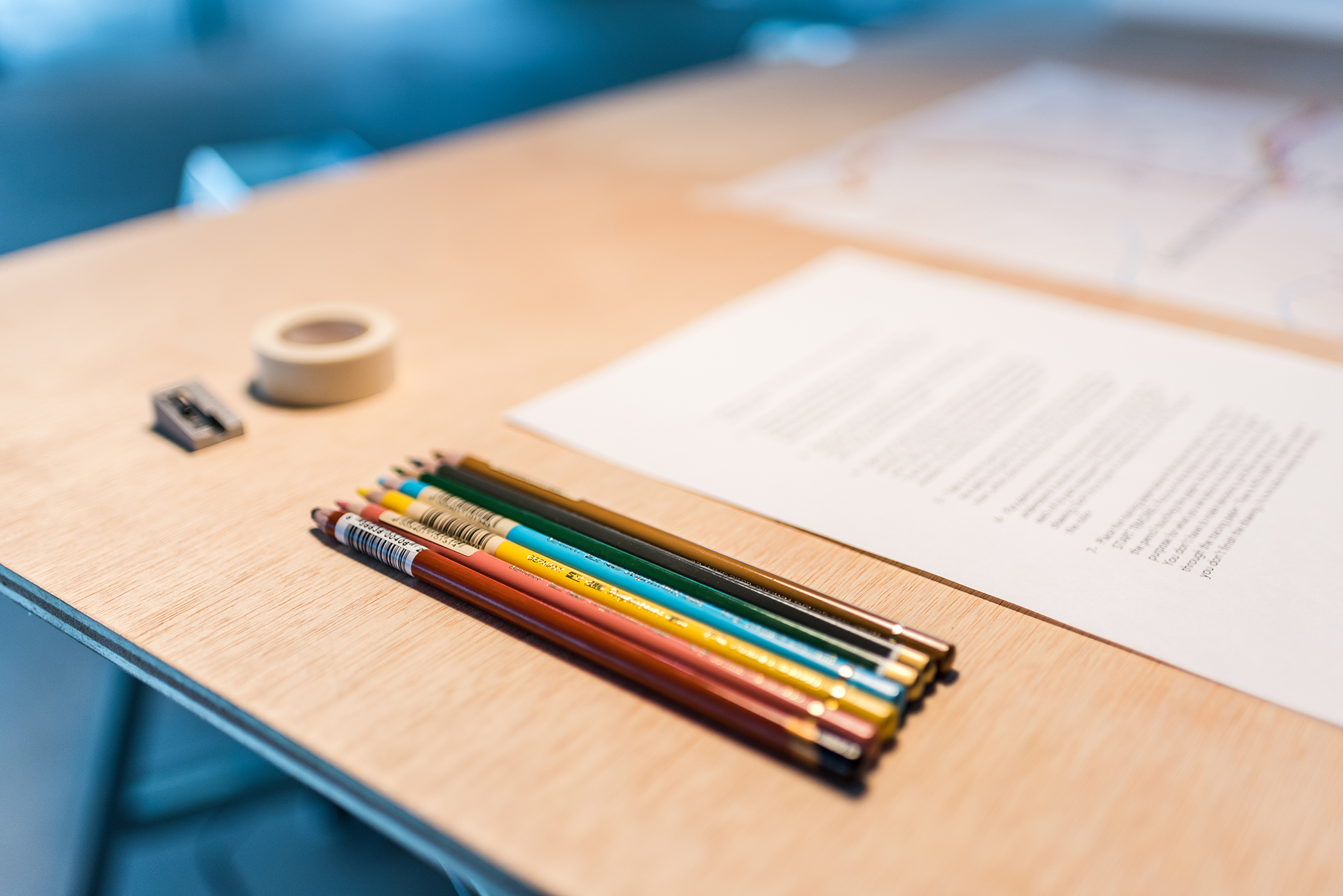 Instalación del taller Tracing Mountains, 2017 : Francisco Ugarte