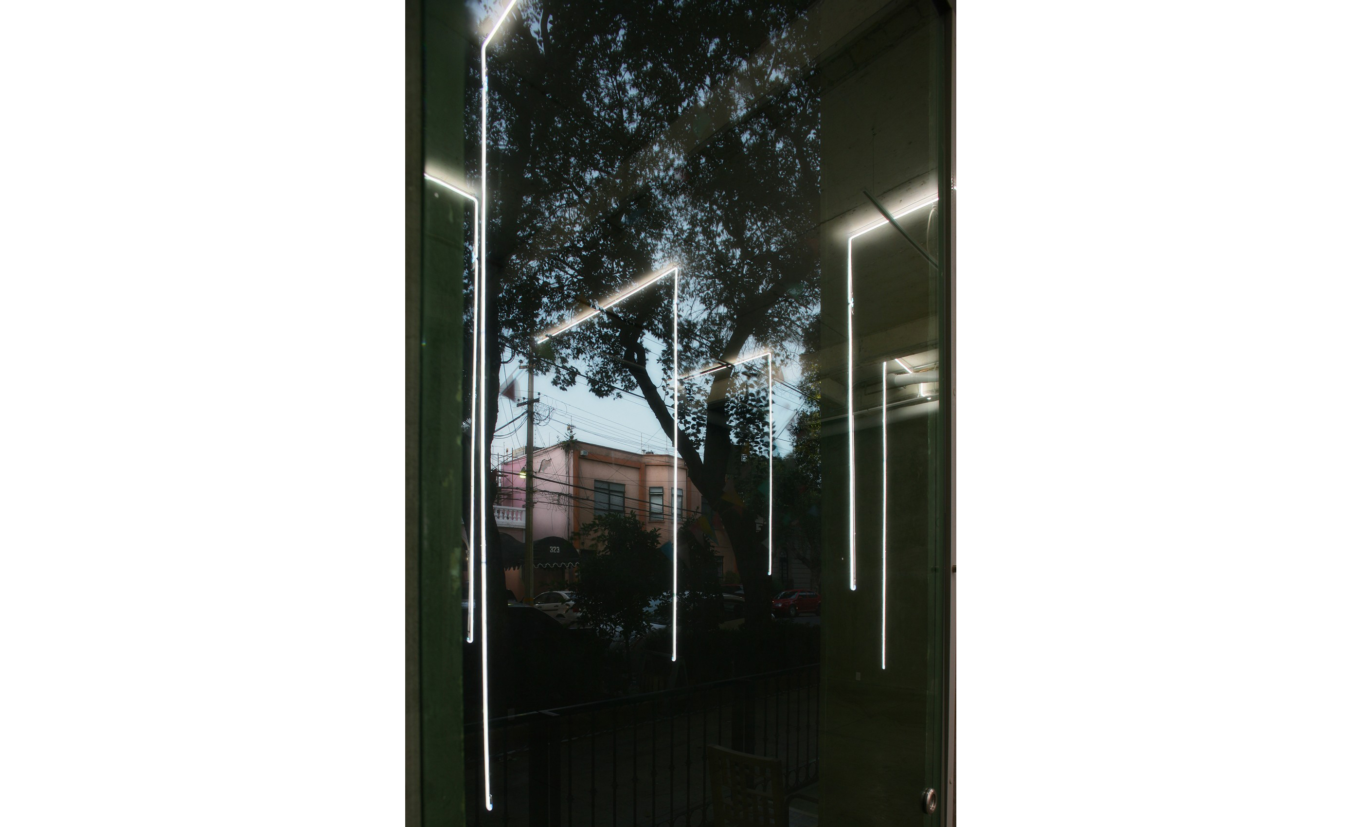 Sin título (Neón blanco), 2009 : Francisco Ugarte