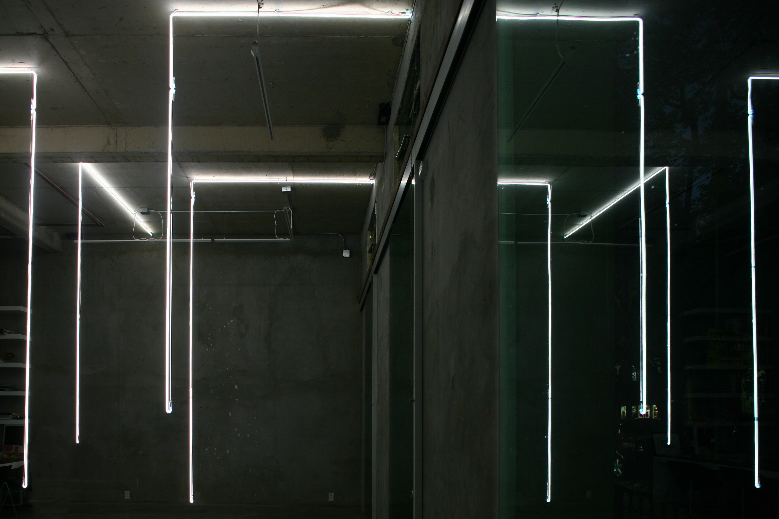 Sin título (Neón blanco), 2009 : Francisco Ugarte