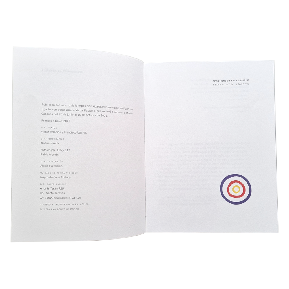 Publicación del libro APREHENDER LO SENSIBLE : Francisco Ugarte
