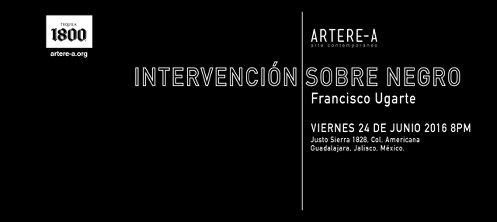 Intervención sobre Negro : Francisco Ugarte