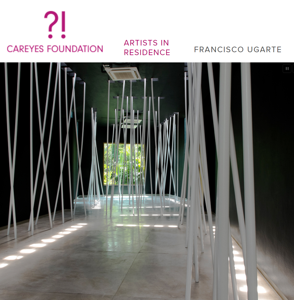 Sin Título (Pintura Negra y Tubos Blancos) : Francisco Ugarte