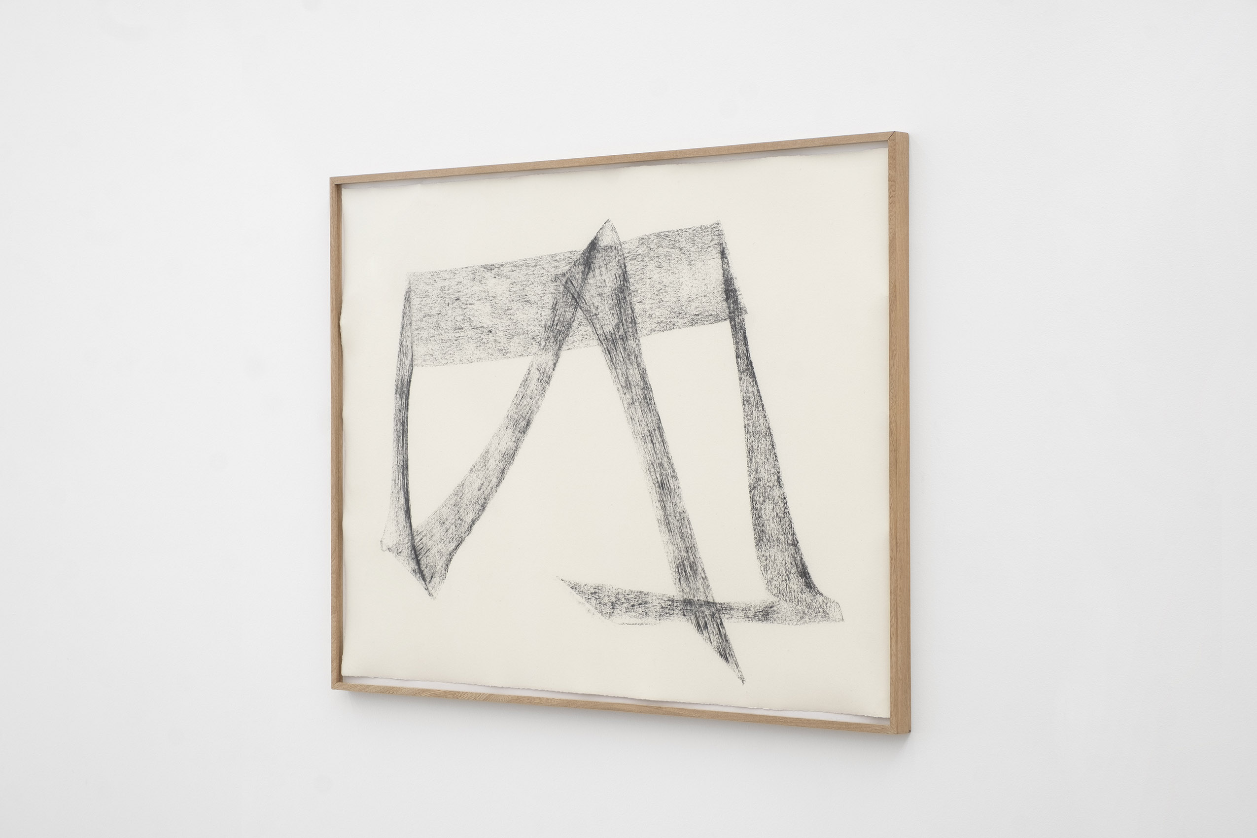 Sin título (Papel libre de ácido y carboncillo, acción 12 - 17), 2020 - 2021 : Francisco Ugarte