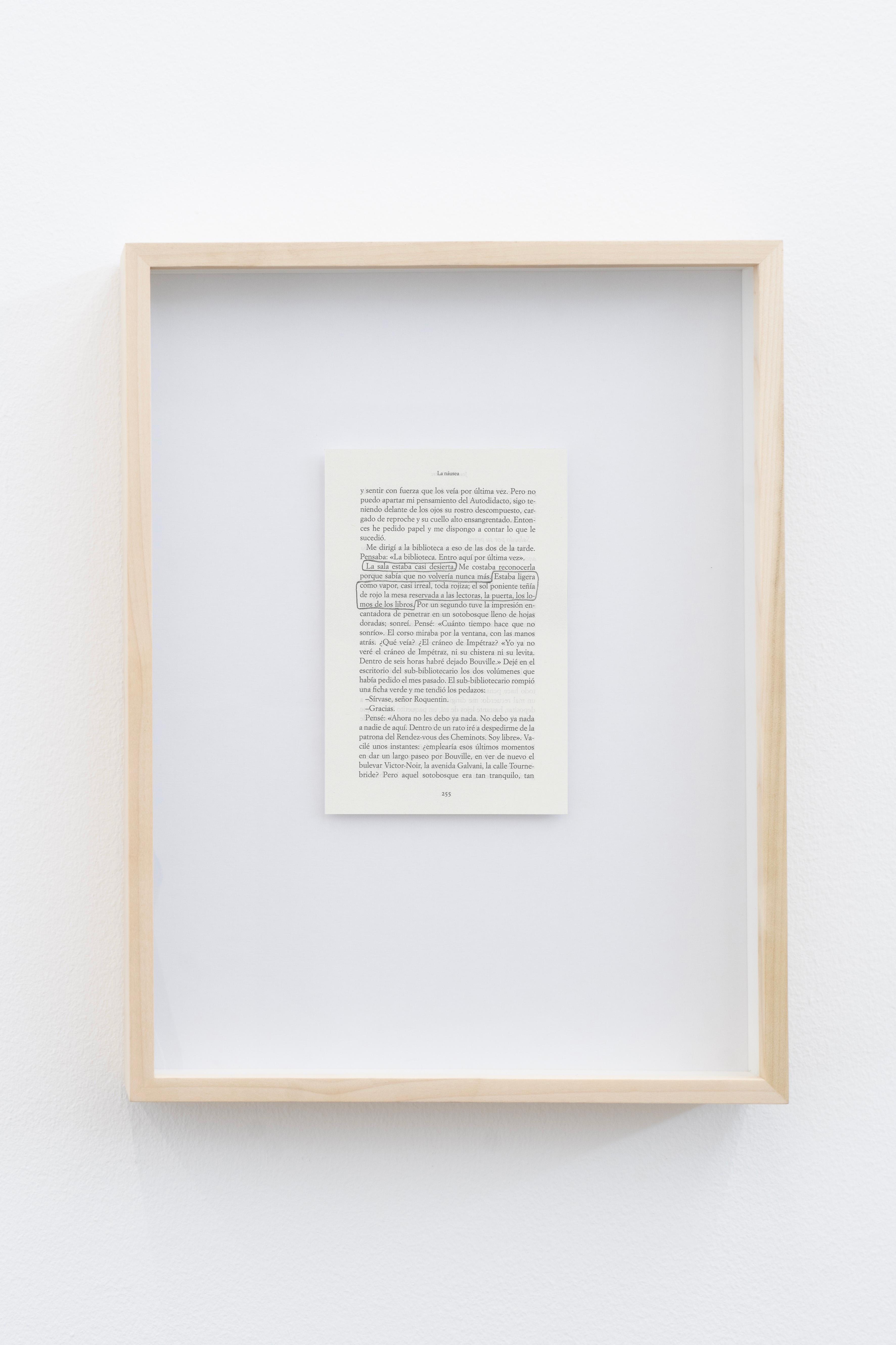 Paisajes literarios (La náusea, Jean-Paul Sartre II), 2026 : Francisco Ugarte