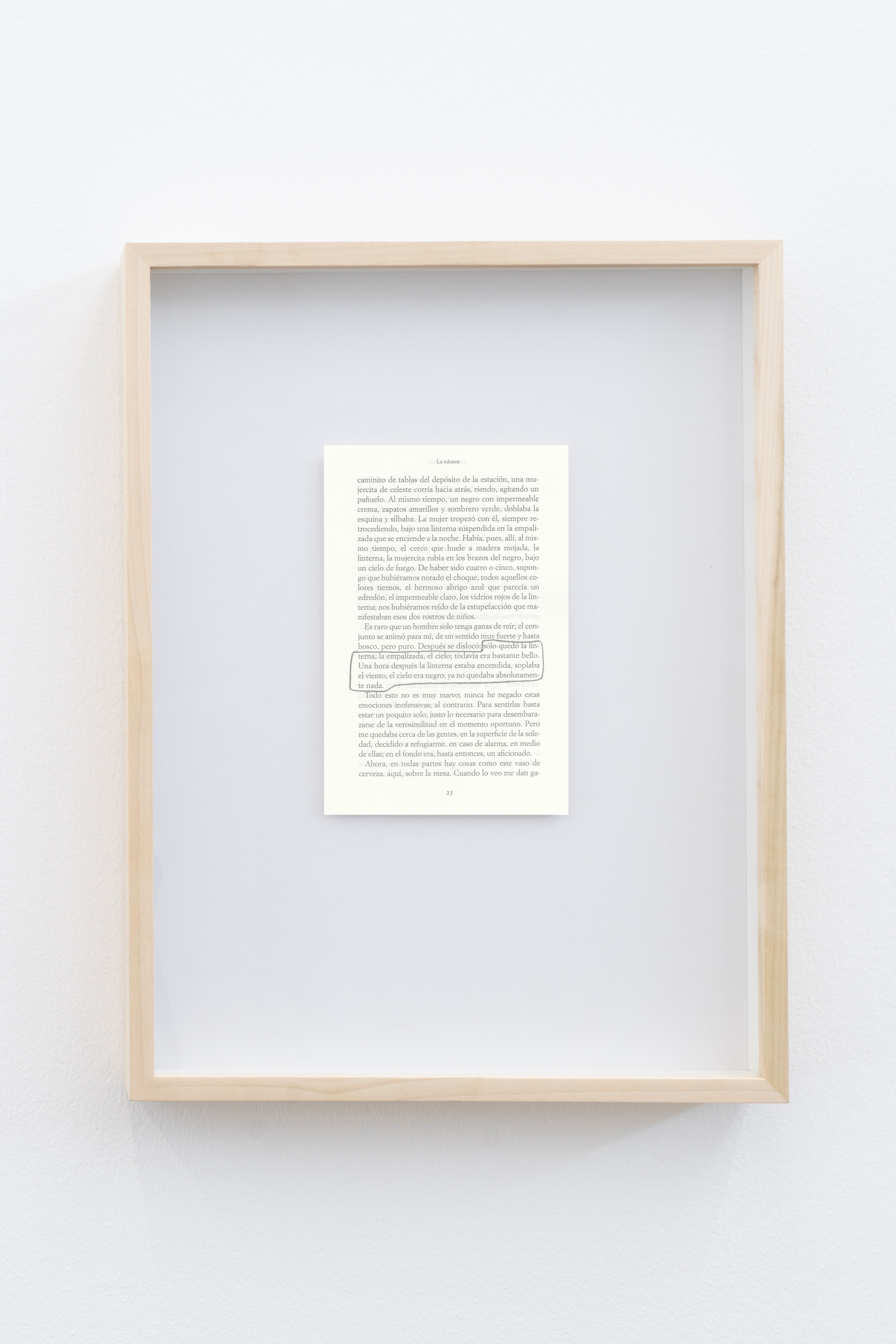 Paisajes literarios (La náusea, Jean-Paul Sartre II), 2026 : Francisco Ugarte
