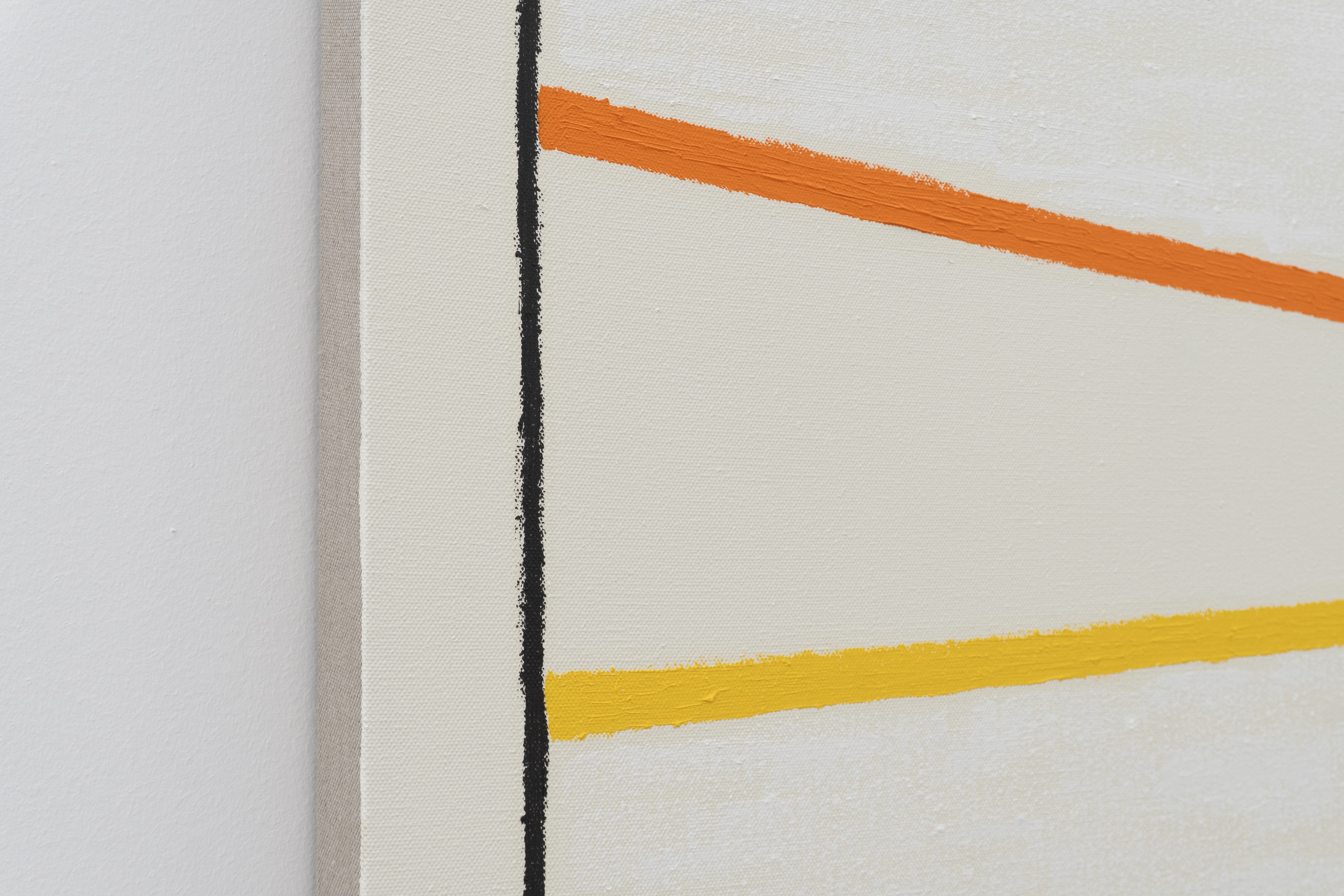 Ventana (Líneas amarilla y naranja), 2026 : Francisco Ugarte